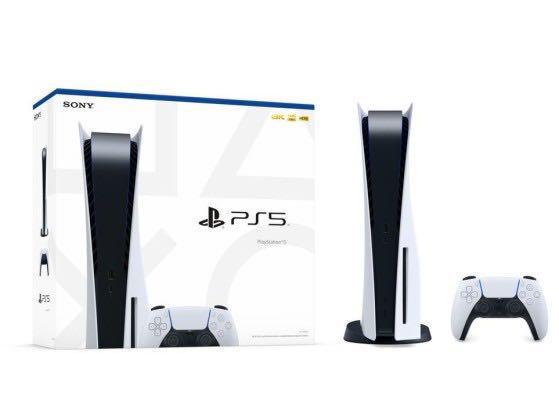 PlayStation 5 PS5 (實體入碟版) 日歐港現貨, 電子遊戲, 電子遊戲機 