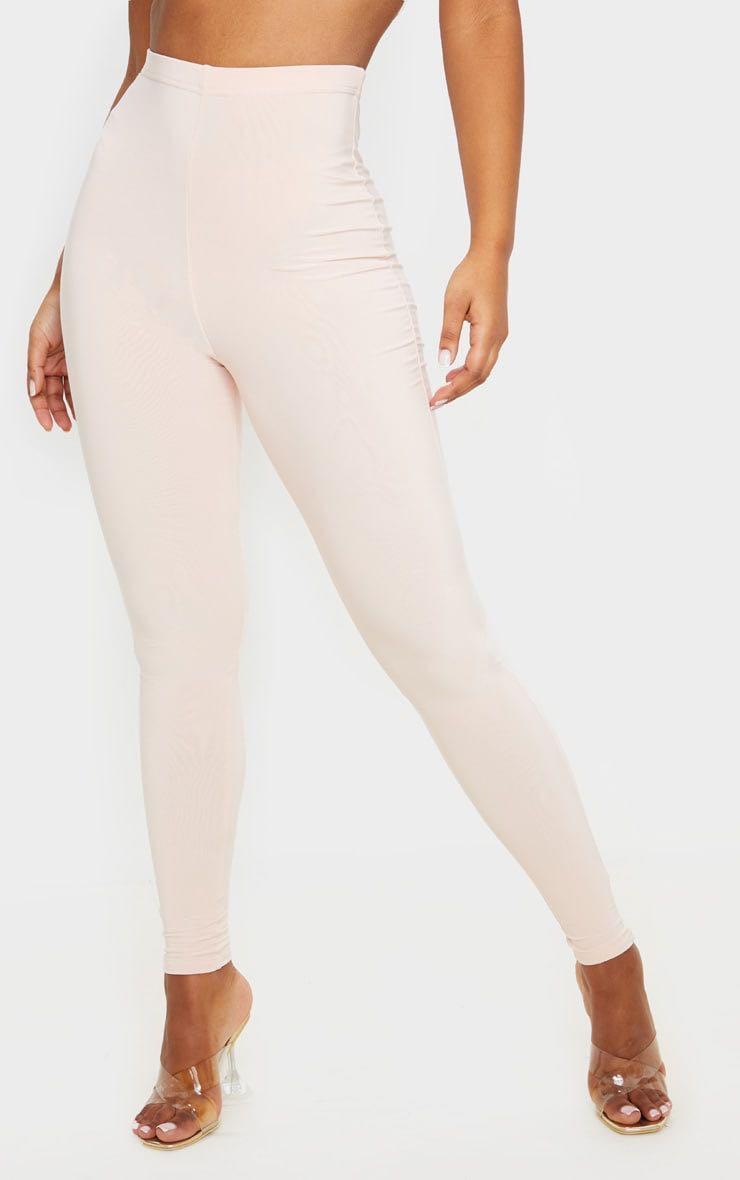 PLT Nude Slinky High Waisted Legging, Women's Fashion, Bottoms, Jeans &  Leggings on Carousell