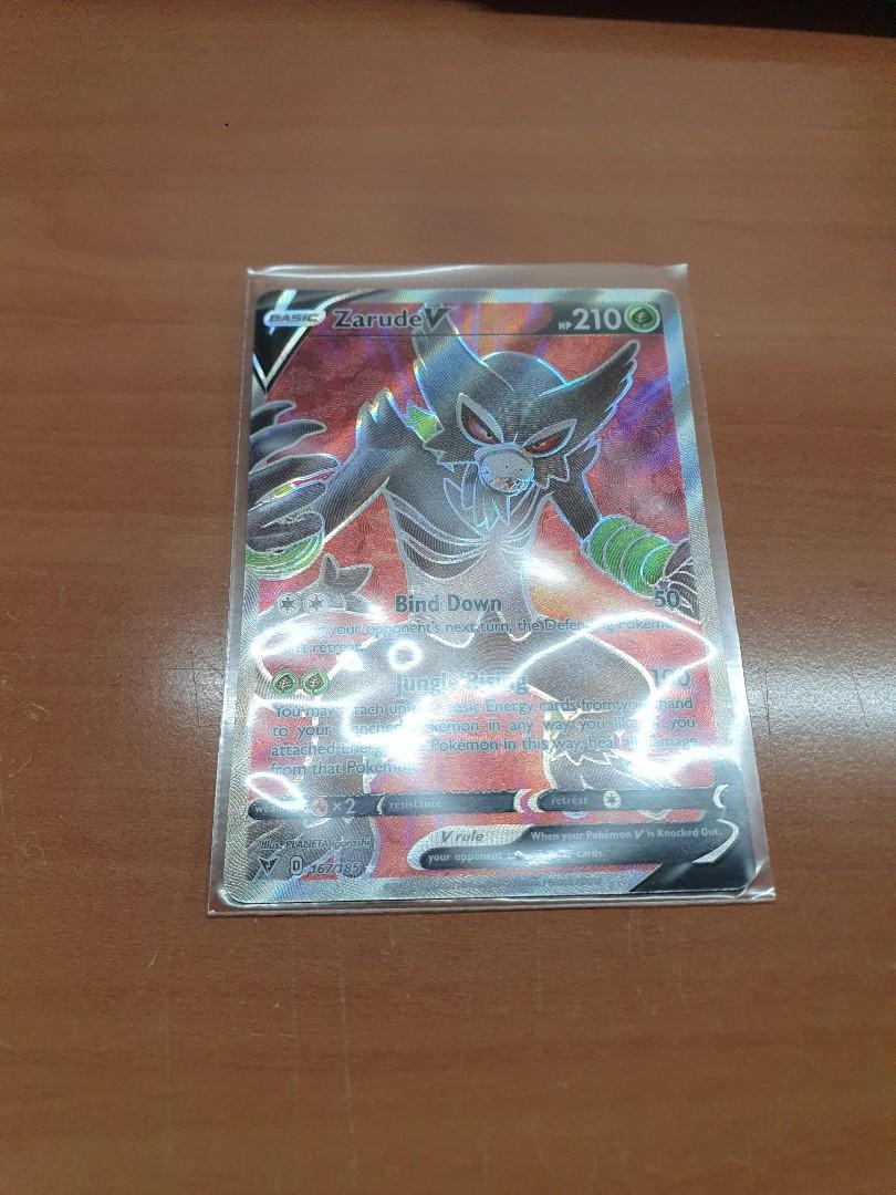 Pokemon Trading Card Game 167/185 Zarude V : Rare Ultra Card