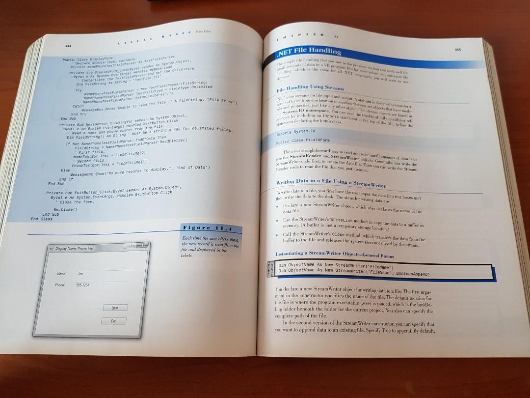 Programming in visual basics 2010 computers tech office business