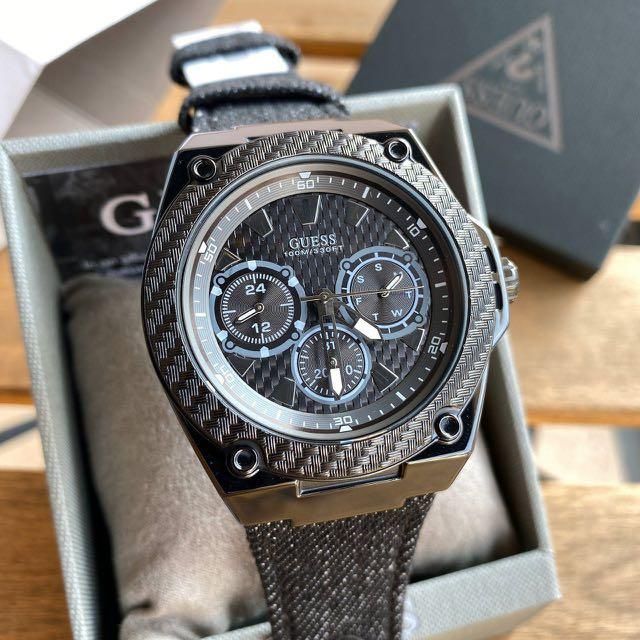 Guess carbon fibre watch cheap