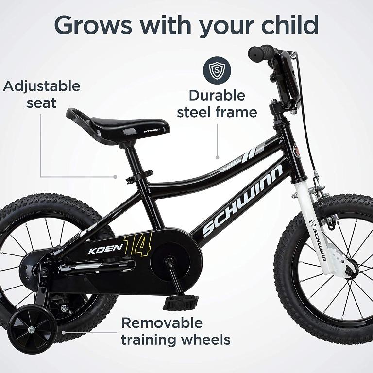 bike with training wheels age