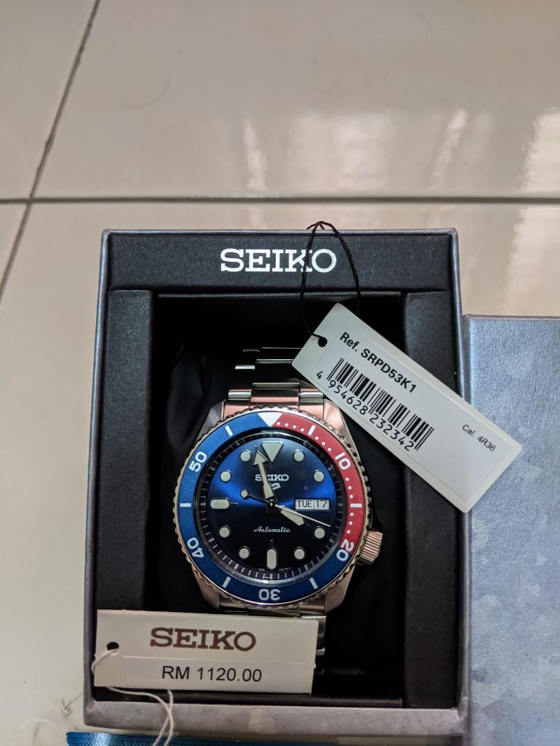 Seiko 5 Superman Automatic Pepsi Men s Fashion Watches