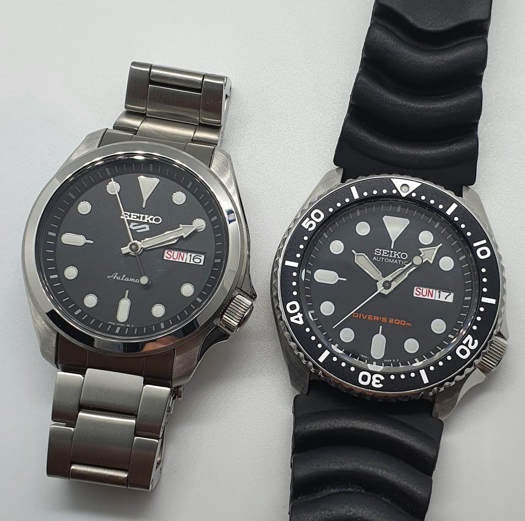 Seiko SKX007 & SRPE55 Bundle Men's Automatic Watches, Men's Fashion,  Watches & Accessories, Watches on Carousell