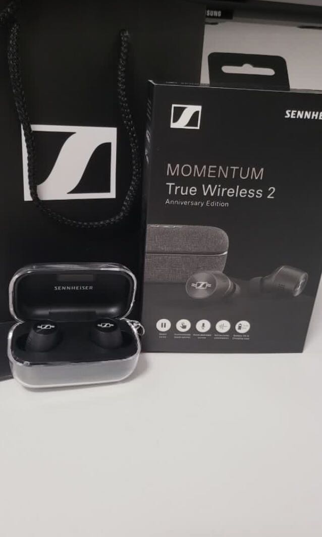 Sennheiser Momentum True Wireless 2 Anniversary Edition Audio Earphones on Carousell