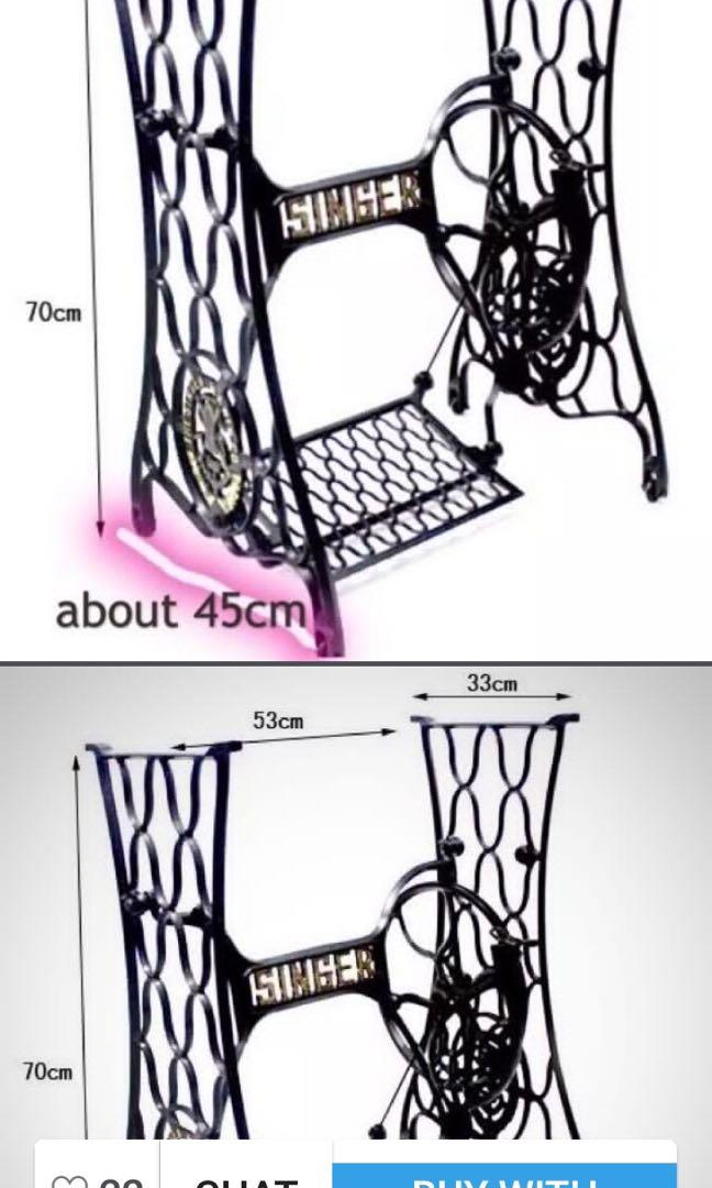 Singer sewing machine spider stand, Hobbies & Toys, Stationery & Craft