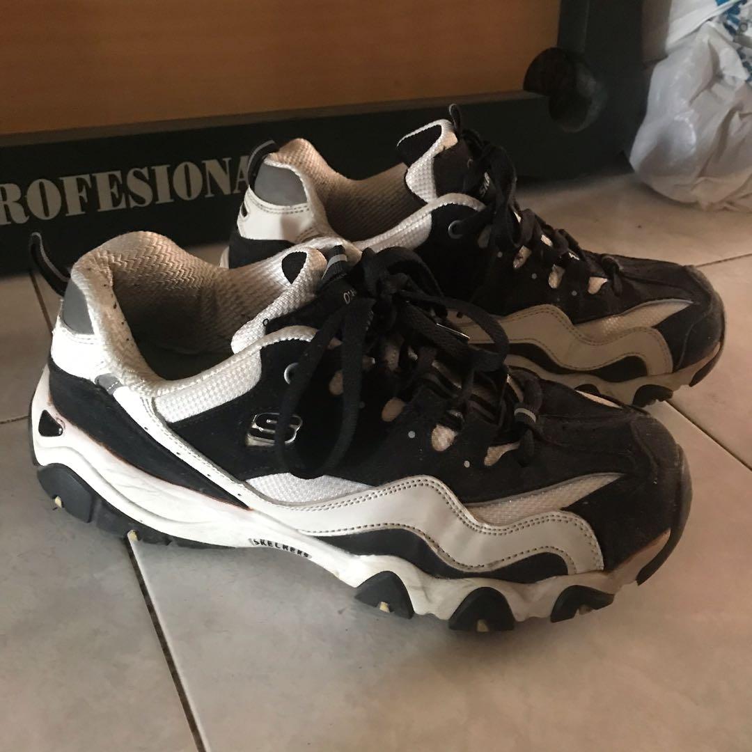 Skechers d'lites 2 mens black store