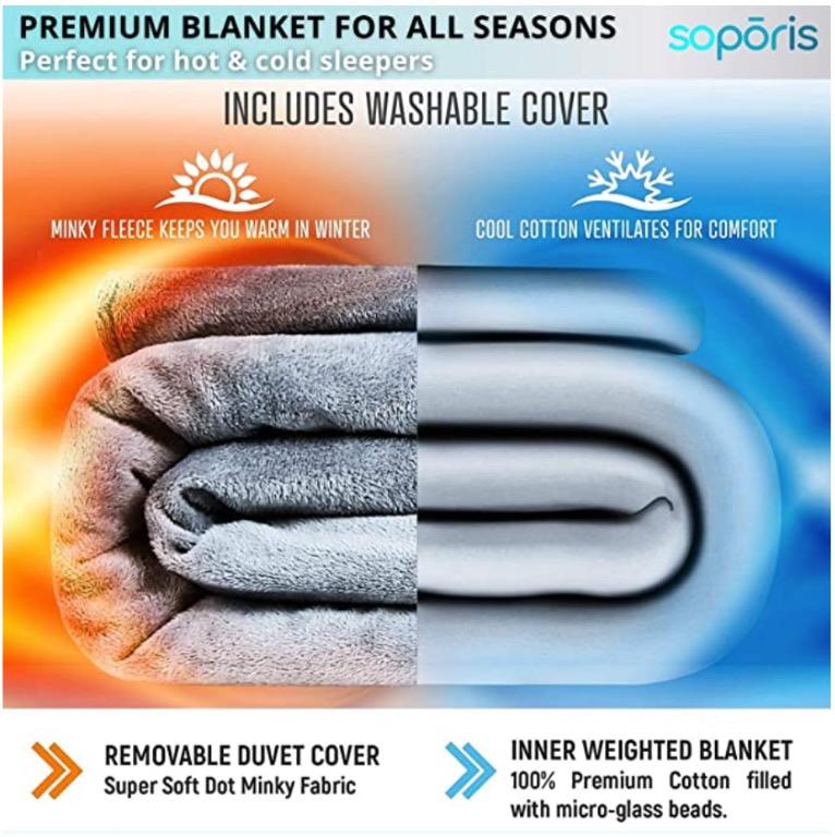 Soporis deluxe weighted blanket 2025