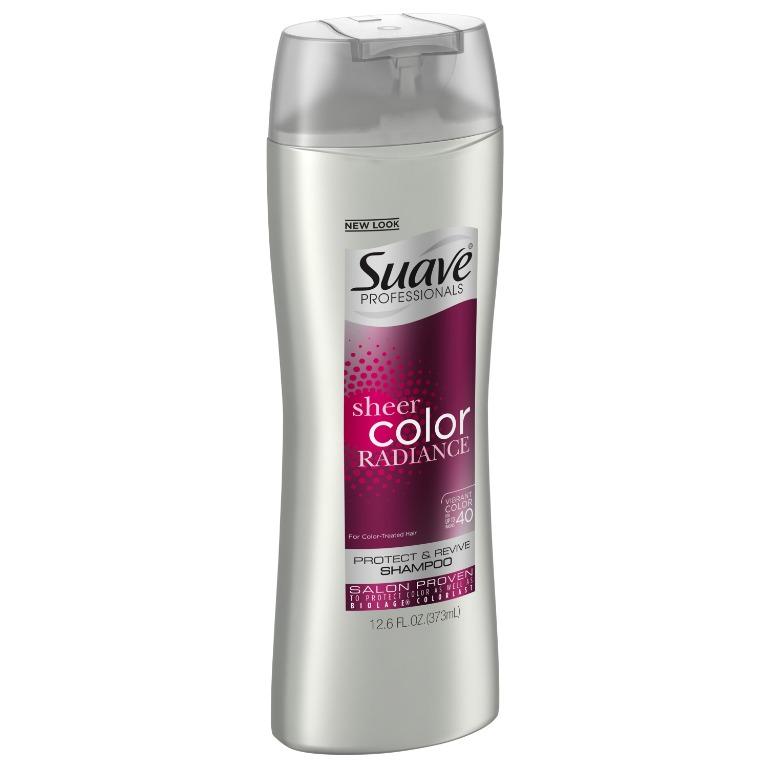 Suave Professionals Sheer Color Radiance / Color Care Shampoo, Beauty