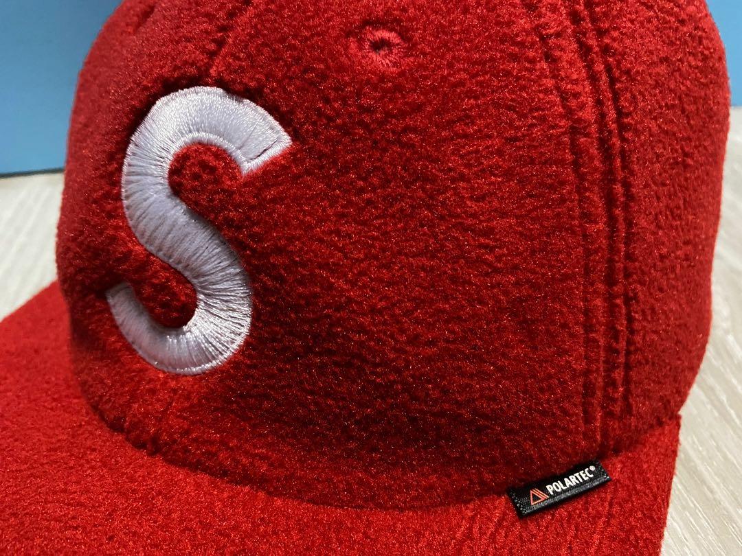 Supreme Polartec S Logo 6-Panel Hat 18aw - 帽子