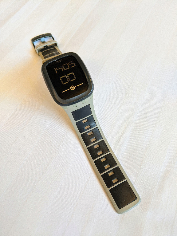 Swatch Touch Zero One smart watch fitness tracker watch Mobile
