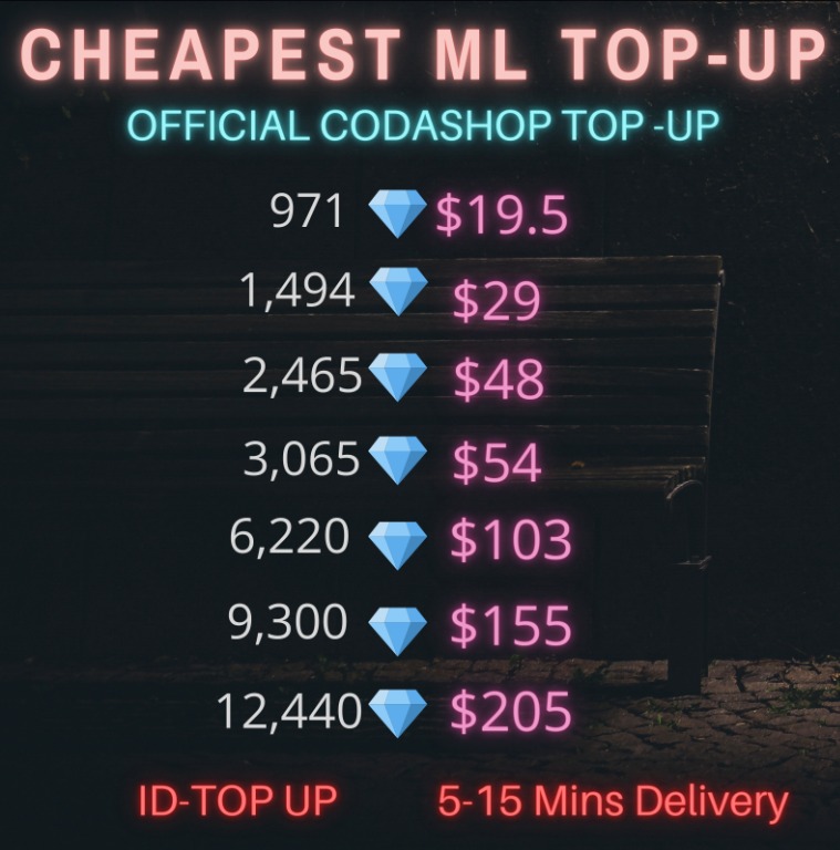 Cheapest Ml Diamond Top Up Mobile Legends Diamond Cheapest Mlbb Video Gaming Gaming Accessories Game Gift Cards Accounts On Carousell