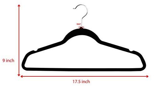 Velvet Suit Clothes Hangers (10pcs)