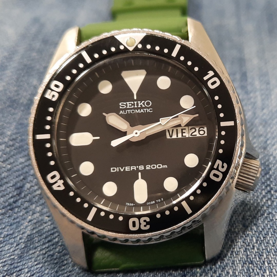 Vintage 1997 Seiko SKX013 7S26-0030 Diver's Automatic Men's Watch, Women's  Fashion, Watches & Accessories, Watches on Carousell