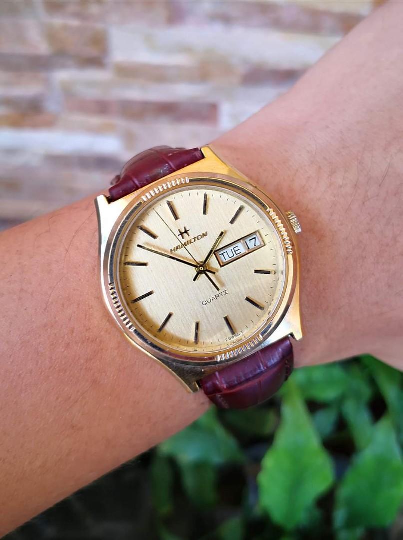 Vintage hamilton 2025 quartz watch