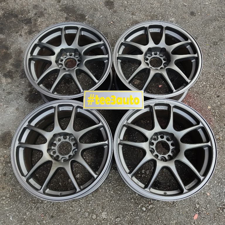 WORK EMOTION CR ホイールセット 17インチ9jj＋17 WORK emotion