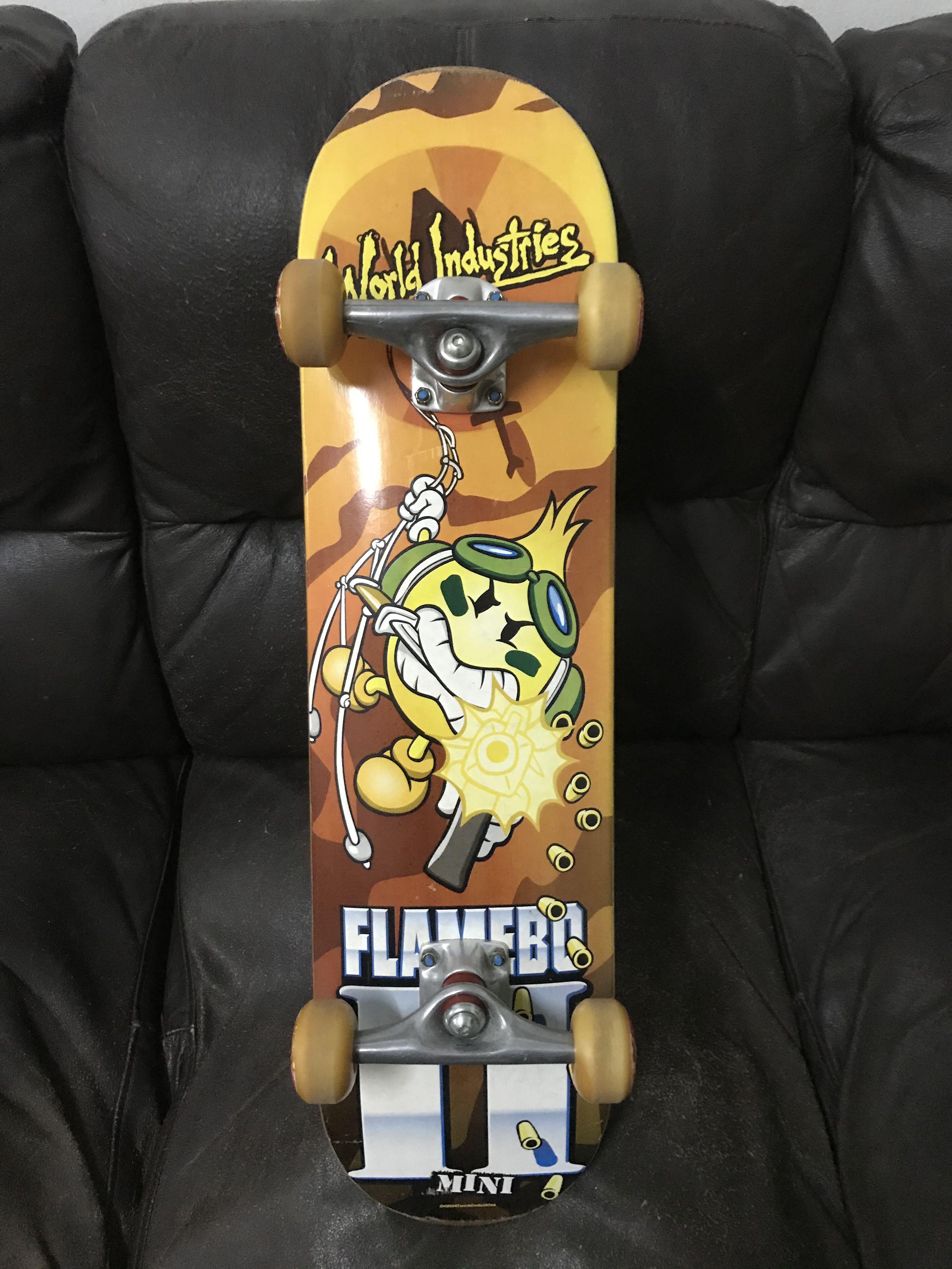World industries shop mini skateboard