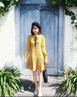 Yellow Vintage Dress