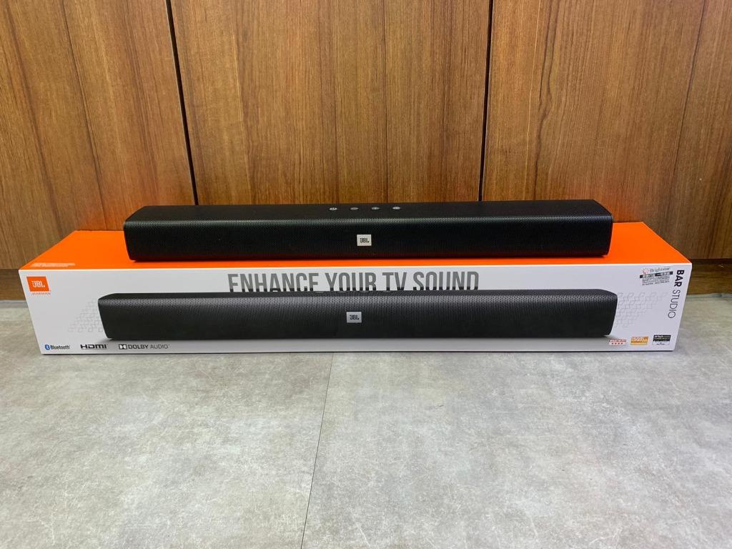全新行貨門市現貨】 JBL BAR Studio 2.0 NOIR 藍牙喇叭soundbar, 音響