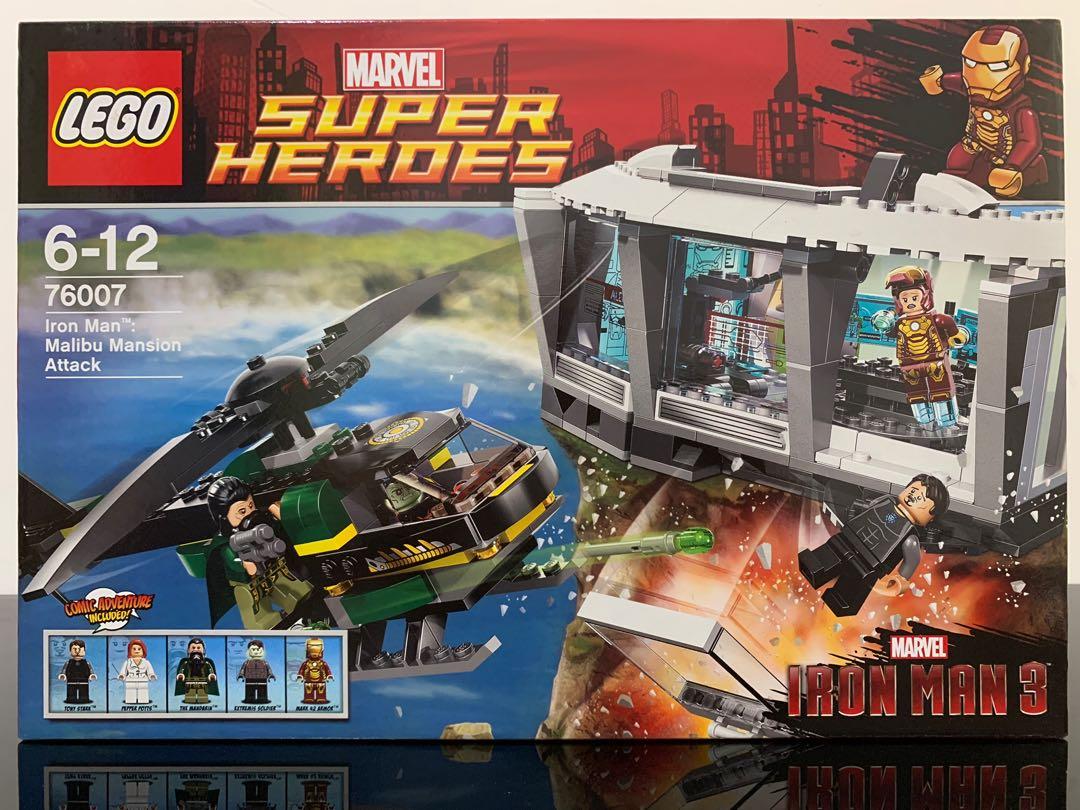 lego iron man 3 malibu mansion attack
