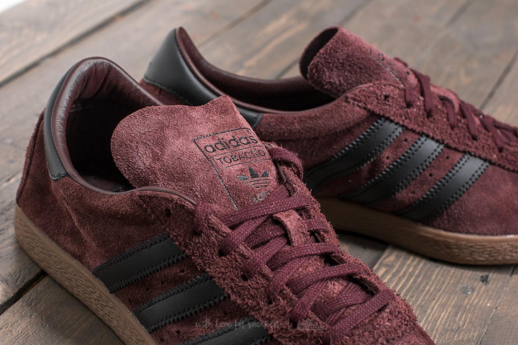 ADIDAS TOBACCO Men s Size UK 9 RED NIGHT CORE BLACK BY9531
