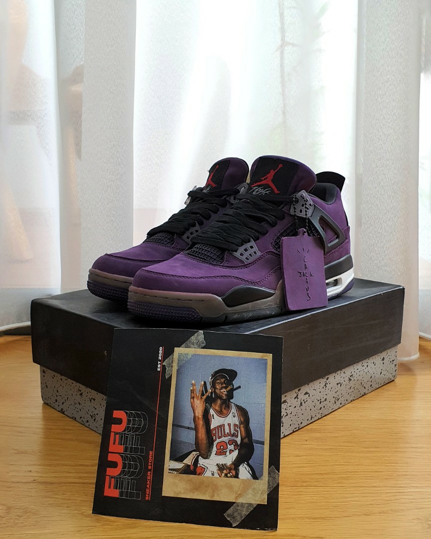 Travis scott clearance jordan 4 f&f