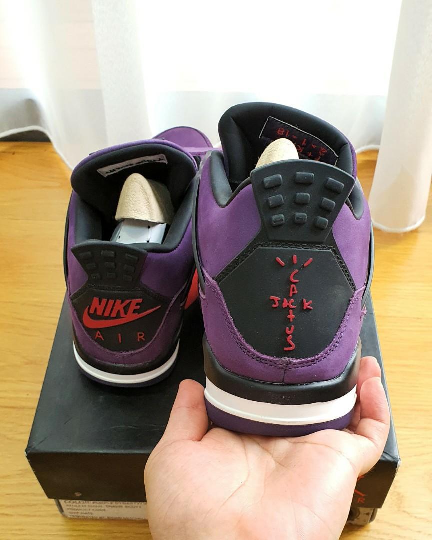 Travis scott clearance jordan 4 f&f