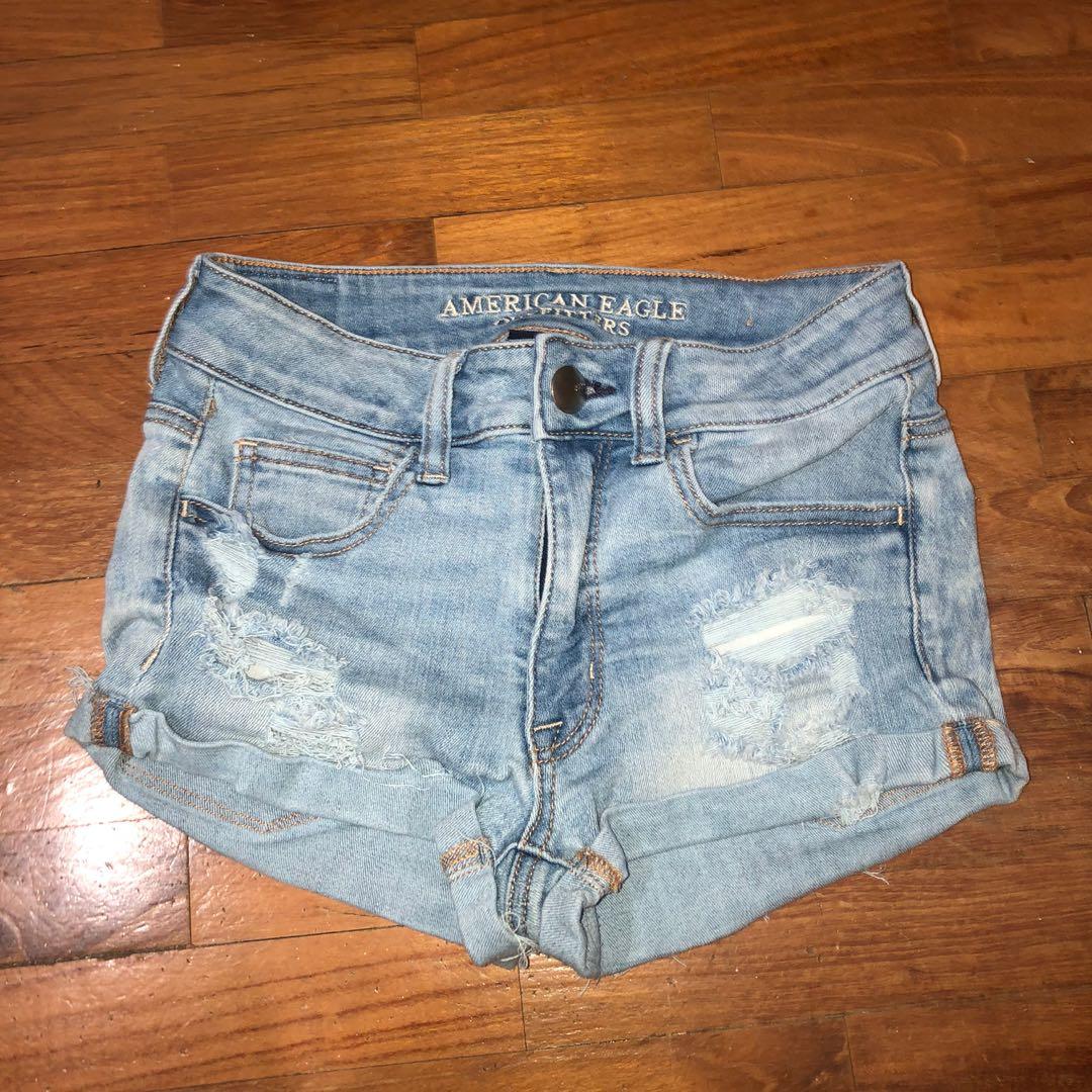 Aeo jean shorts