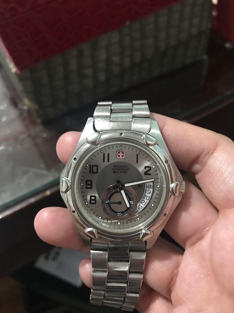 Authentic wenger swiss military mens watch Men s Fashion Watches