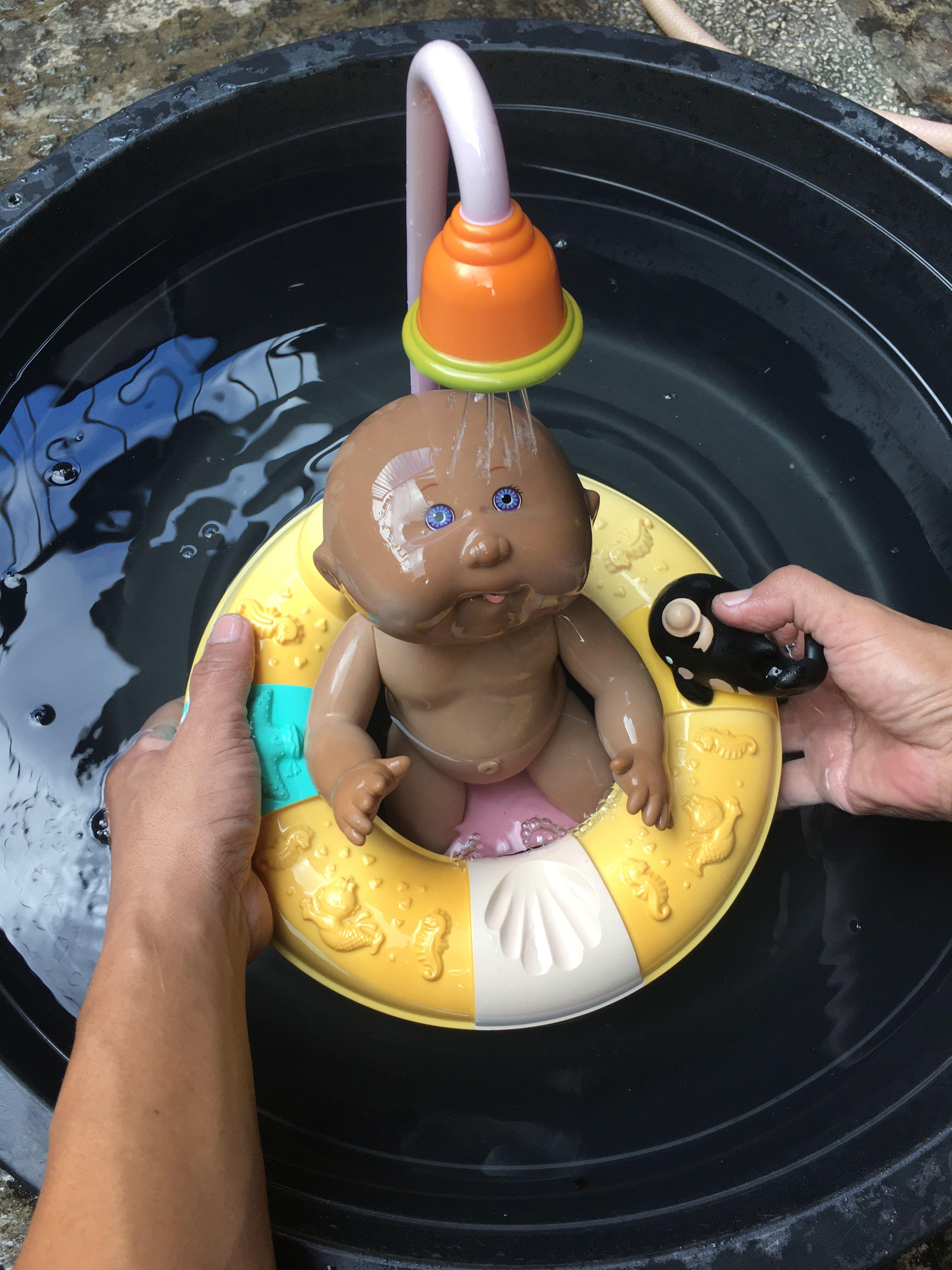 Cabbage patch top bath baby