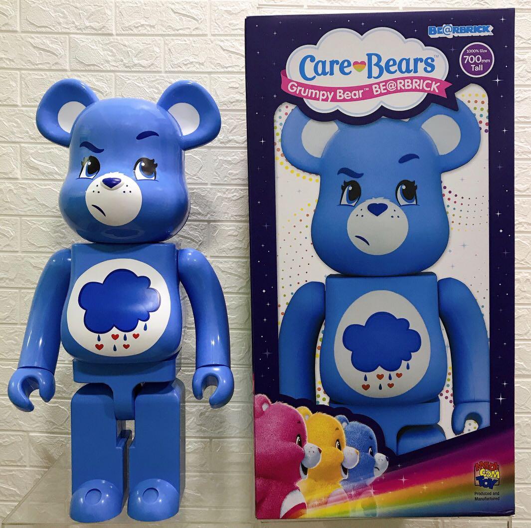 Bearbrick 1000% Grumpy Bear, Hobbies & Toys, Collectibles 