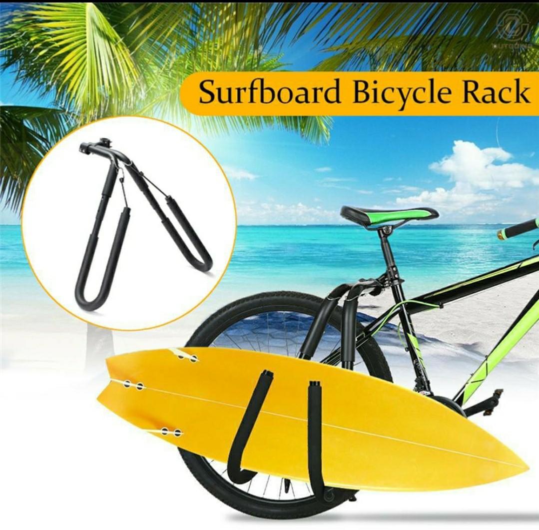 bike surfboard rack