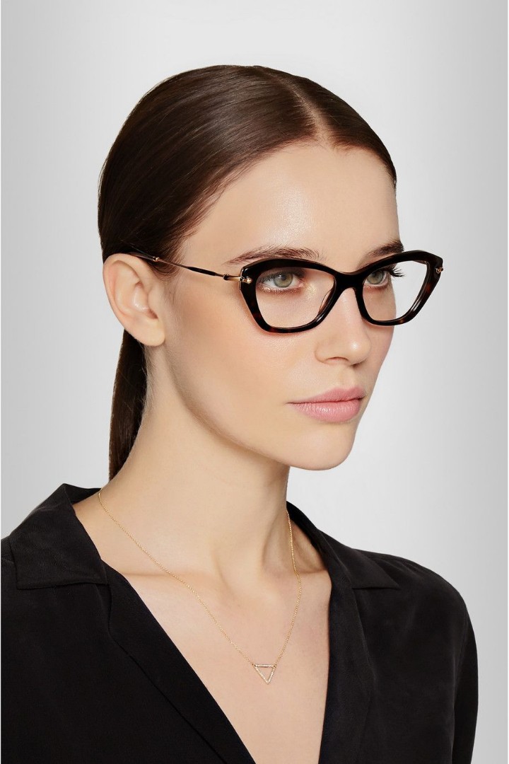 Cat eye 2025 glasses miu miu