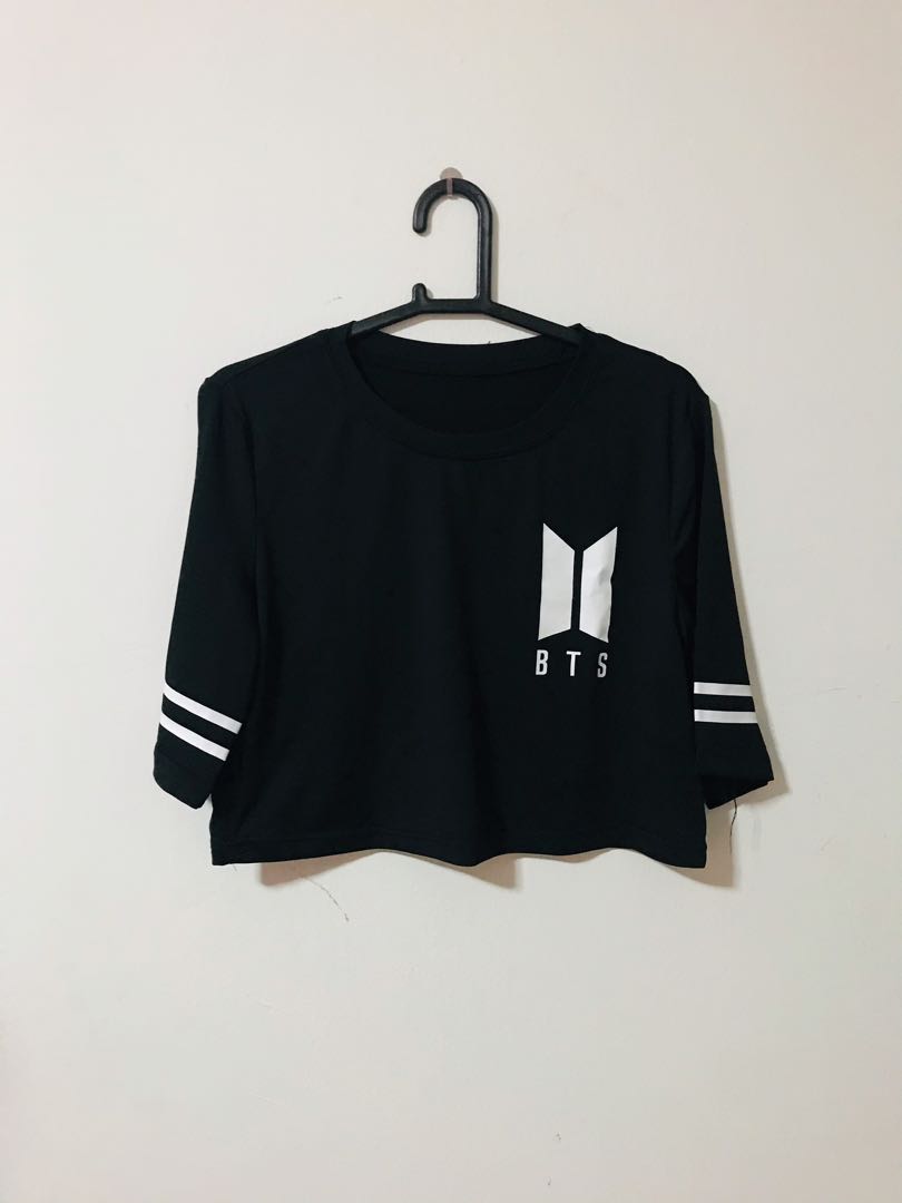 bts crop top set, Women's Fashion, Tops, Other Tops on Carousell