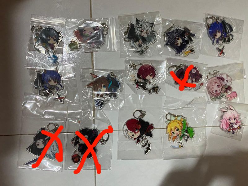 Buy 2 free 1 Anime keychain Hobbies Toys Memorabilia Collectibles Fan Merchandise on Carousell