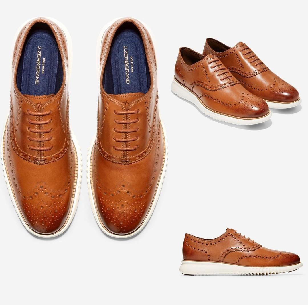 Cole Haan 2.Zerogrand Wingtip Oxford, Men's Fashion, Footwear, Dress Shoes  on Carousell