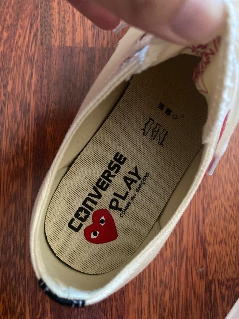Cdg converse fake vs real store