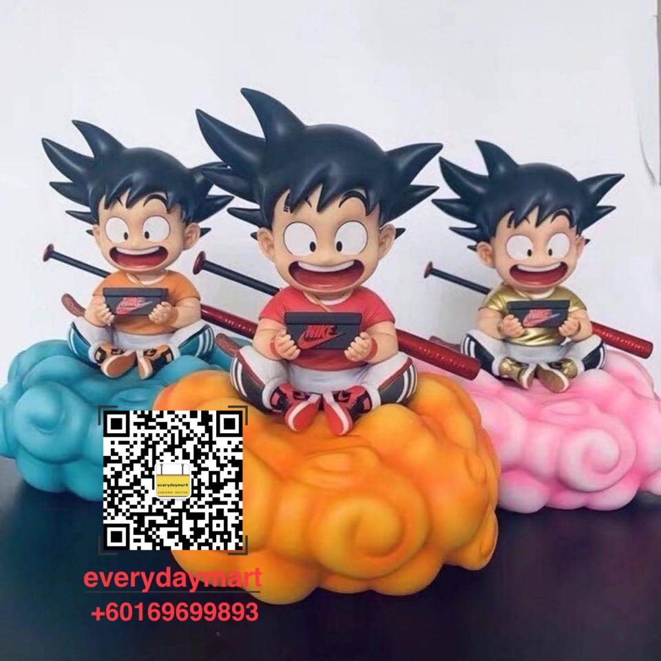 Dragon Ball Childhood Son Goku On The Flying Nimbus Fashion Statues Gk Action Figure七龙珠 筋斗云童年小孙悟空 潮牌手办gk模型摆件 Toys Games Action Figures Collectibles On Carousell
