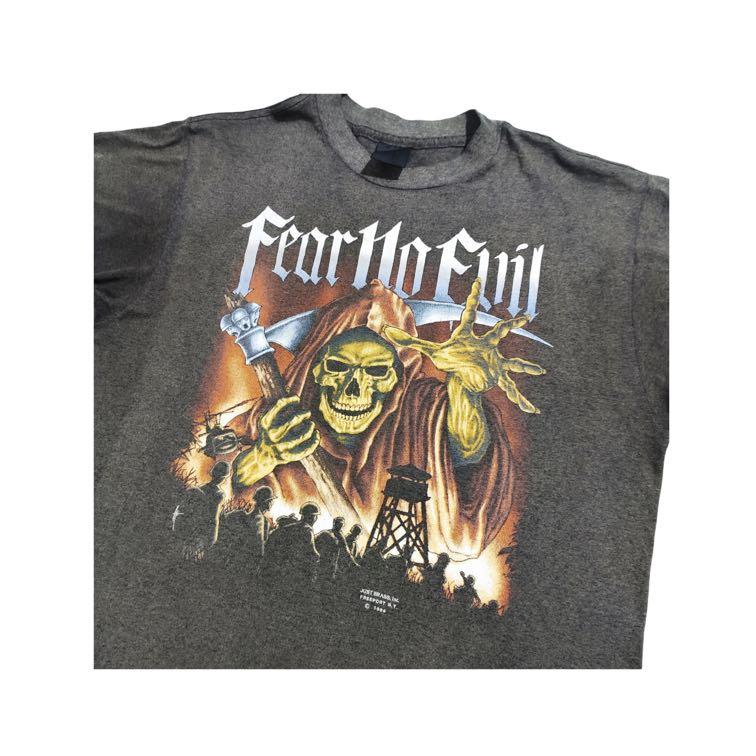 Fear No Evil 89's Just Brass 3D Emblem, Men's Fashion, Tops & Sets
