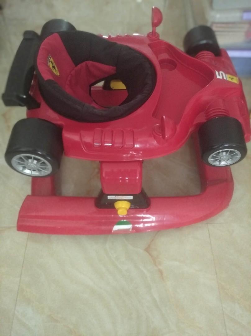 Ferrari 5 in 1 baby walker bouncer rocker eating chair table