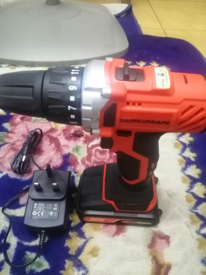 Fixman drill sales 20v