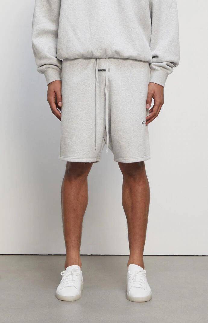 heather grey sweat shorts