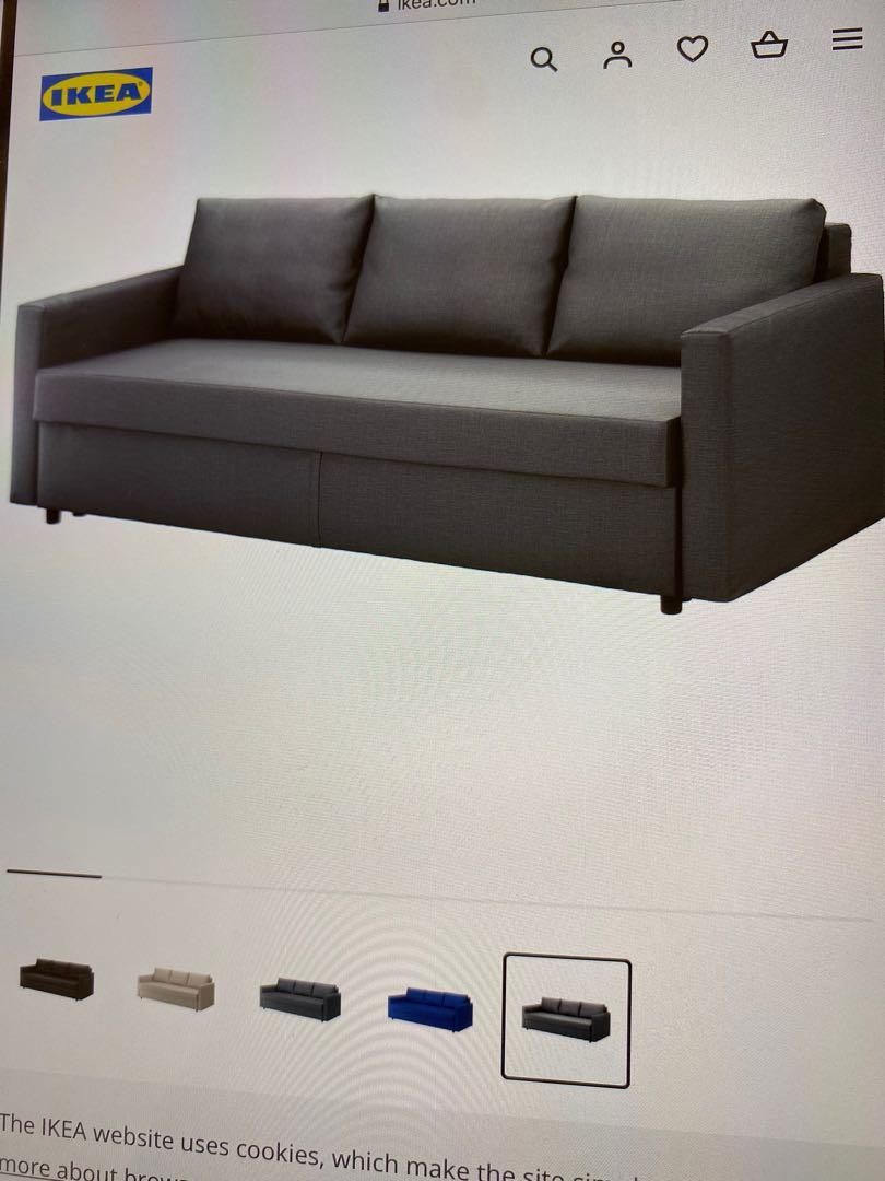 Friheten ikea sofa pull out bed, Furniture, Sofas on Carousell