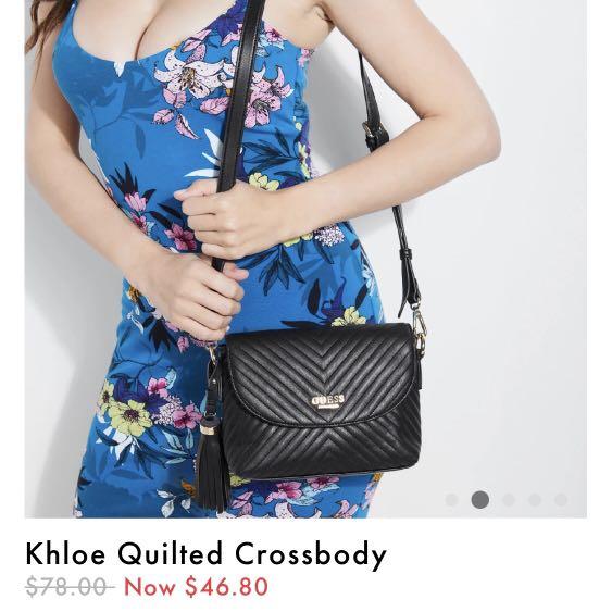 Guess khloe quilted crossbody store