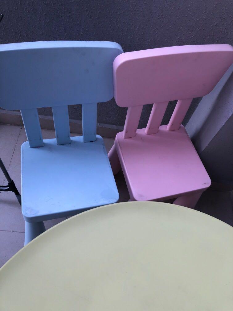 Ikea kids chair and table set, Babies & Kids, Baby Nursery & Kids
