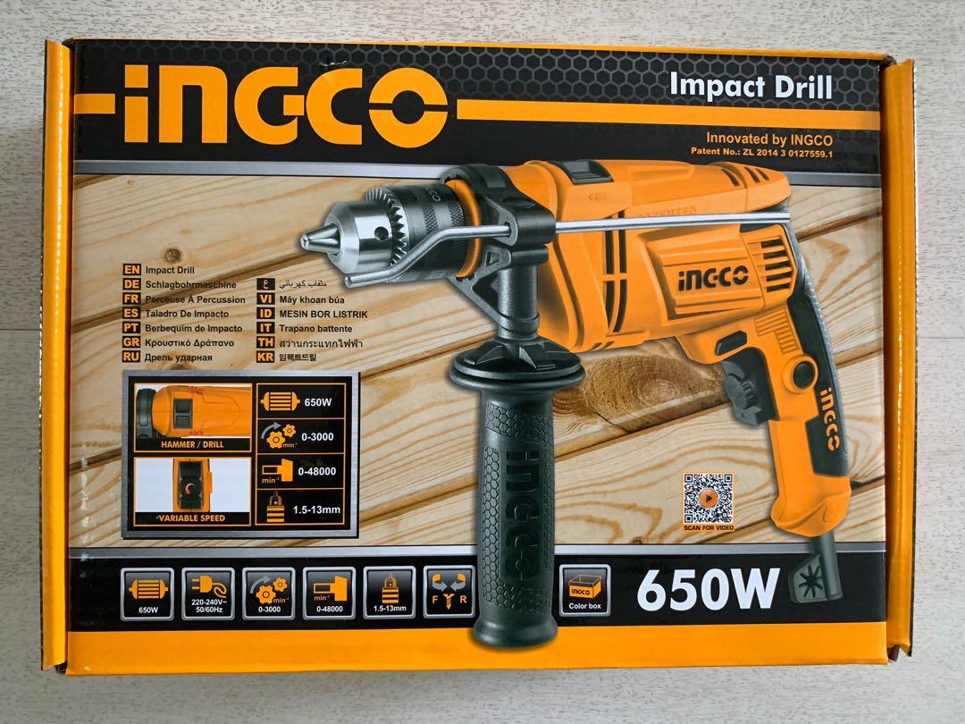 INGCO ID6538 650W Impact Drill Everything Else on Carousell