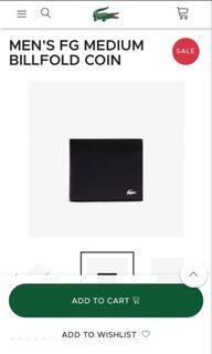 lacoste wallet