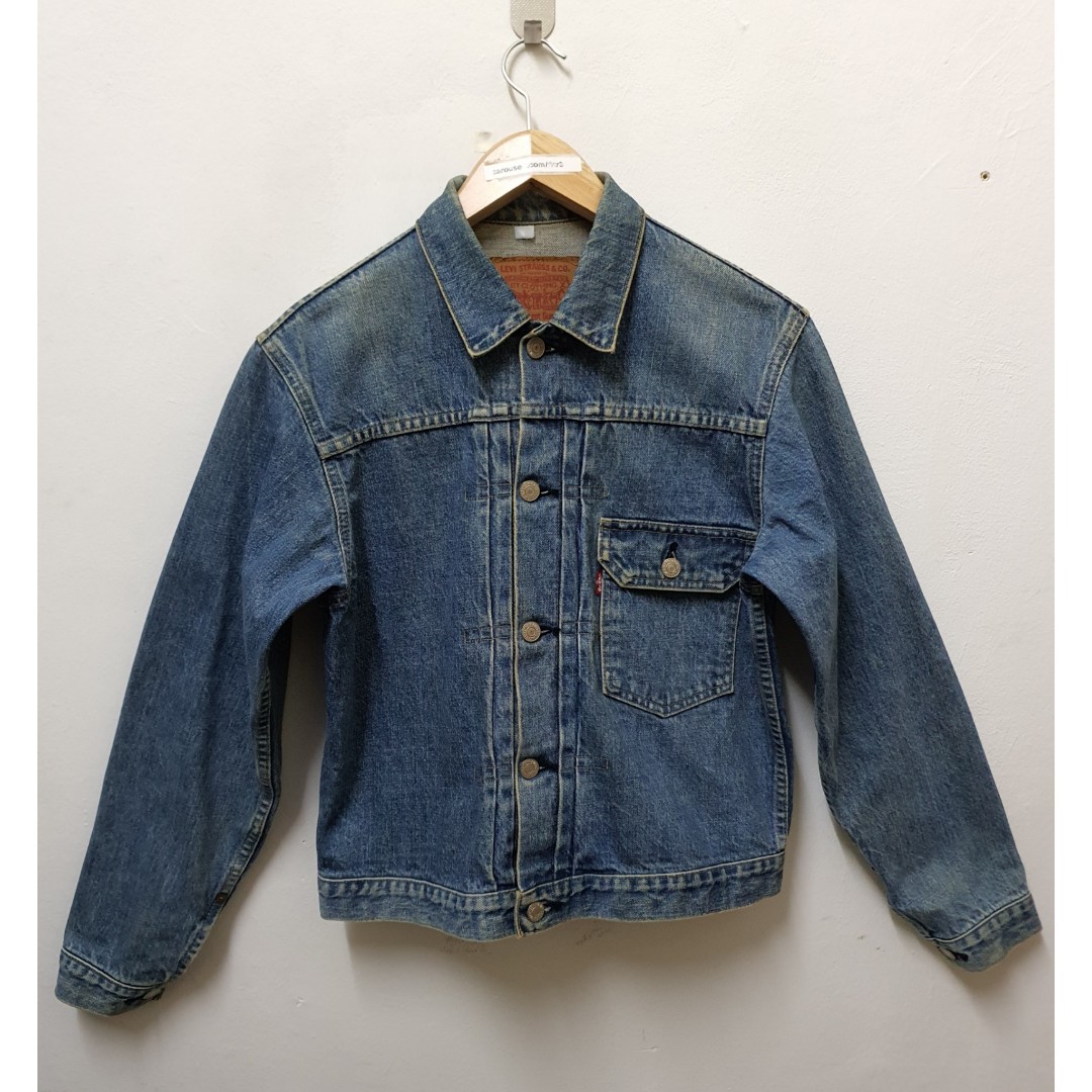 Levi s Lot 70502 XX Buckle Selvedge Denim Jacket 38. Original