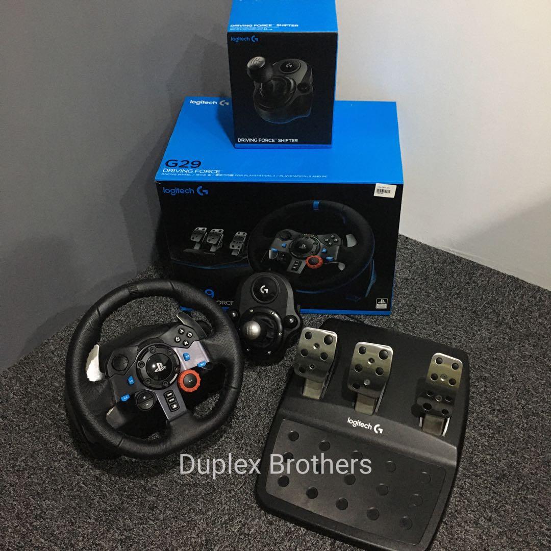 Logitech G29 + H Shifter, Video Gaming, Gaming Accessories, Virtual