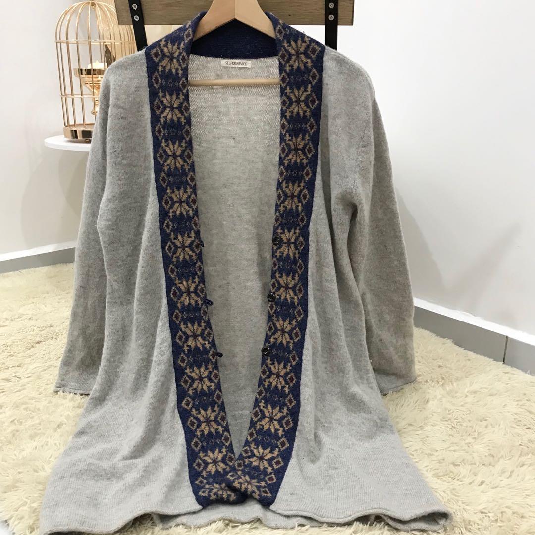 long cardigan design